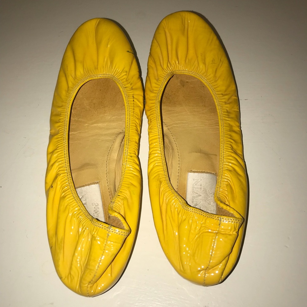 Lanvin of Paris - Yellow Flats